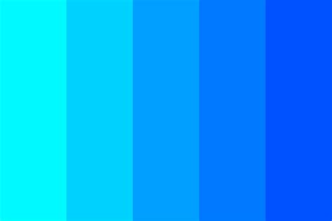 Blue Shades Color Chart Shades Of Blue Color Palette
