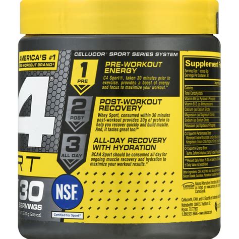 Maybe you would like to learn more about one of these? C4 Pre-Workout, Blue Raspberry, Sport (9.5 oz) - Instacart