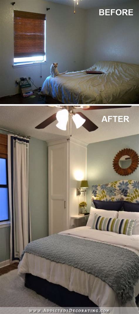 Hang them across windows to reflect the light in your room. Creative Ways To Make Your Small Bedroom Look Bigger - Hative