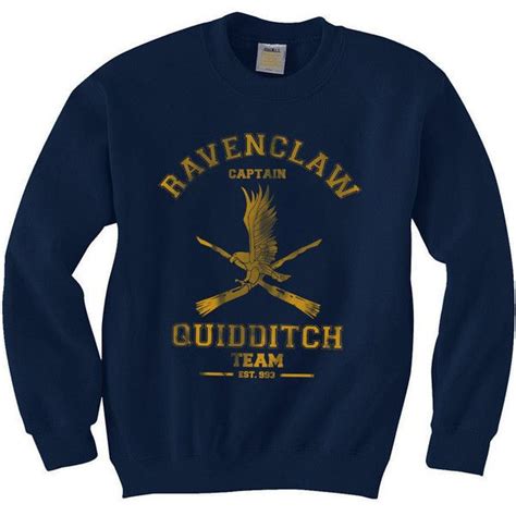 Captain Ravenclaw Quidditch Team Unisex Sweatshirt S 3xl Harry Potter