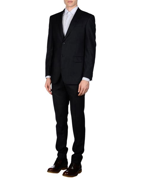 Lyst Balmain Suit In Black For Men
