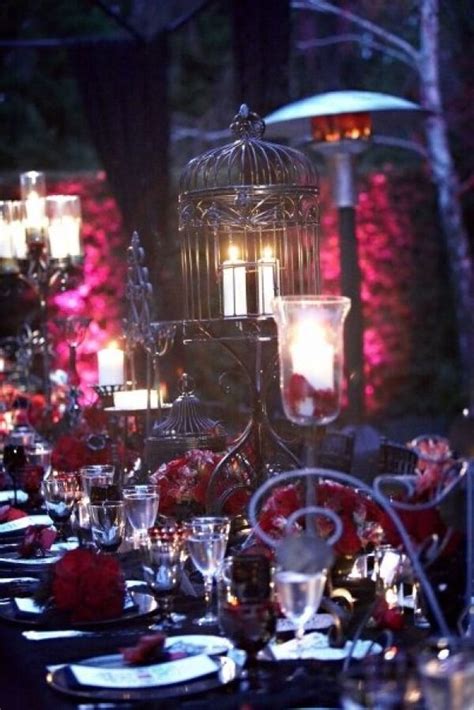 Pin By Angela Manzano On Wedding Tablescapes And Venue Gothic Wedding