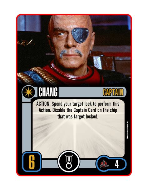 Chang Skill 6 Cost 4 Star Trek Attack Wing Wiki Fandom