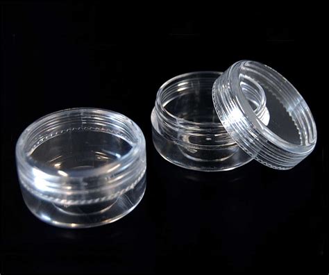 Clear Plastic Round Pillbox Tap Plastics