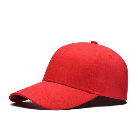 Men Women Plain Baseball Cap Unisex Curved Visor Hat Hip Hop Adjustable