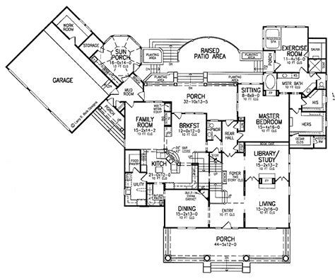 Small house plan with four bedrooms and high vaulted ceiling in the living room, master bedroom and kitchen. Craftsman Style House Plan - 4 Beds 4.5 Baths 5000 Sq/Ft ...