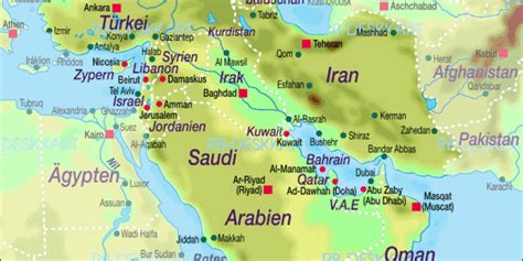 Iran ist ein staat in vorderasien (westasien). Karte von Vorderasien (Region in diverse Länder) | Welt ...
