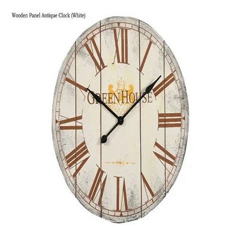Wood Oval En Panel Antique Wall Clock At Rs 4150 In Jodhpur Id