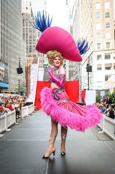 See Stunning Moulin Rouge Costumes Hit The Runway In Times Square