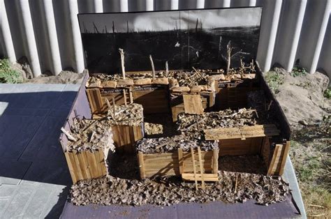 Ww1 Trench Model Diorama Project Idea And Easy Project