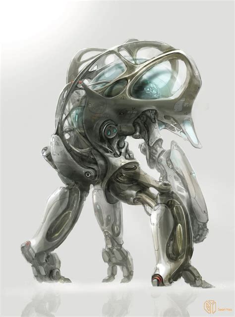 Concept Robots Concept Robot Art By Sean Yoo Robot Concept Art