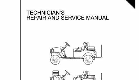 2004 2005 2006 E-Z-GO EZ-GO Golf Cart Workshop Repair Service Manual