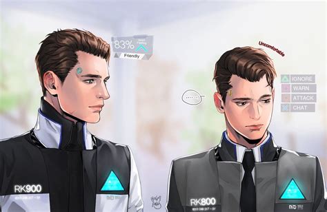 Detroit become human Connor x RK900 By: @modas__ds | Detroit become human connor, Detroit become 