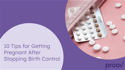 10 Tips For Getting Pregnant After Stopping Birth Control Youtube