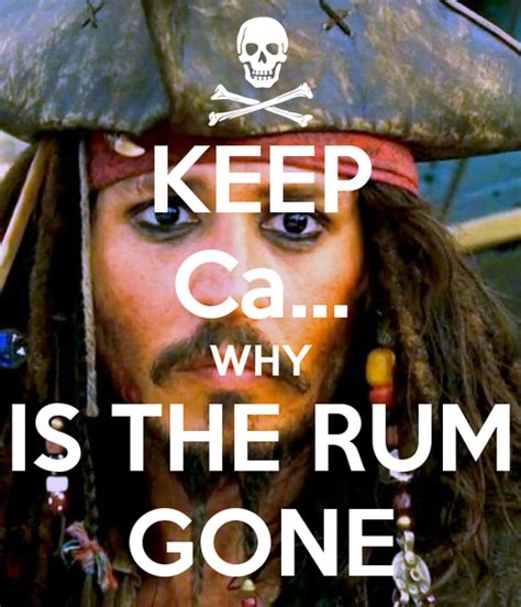 Captain Jack Sparrow Why Is The Rum Gone Gif