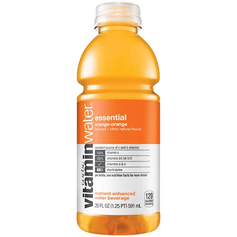 Glaceau Vitamin Water Essential Orange Orange C 20oz Garden Grocer