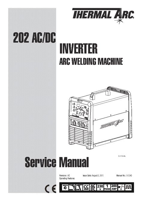 Since the iron man arc reactor is a fictitious device, and it has no official scientific explanation in the iron man canon that. THERMAL ARC 202AC DC INVERTER WELDER SM Service Manual ...