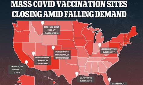 Us Vaccination Sites Closing Down In At Least Seven States Amid Falling