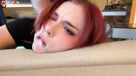 Redhead Gets Fucked Hard And Gives A Deep Blowjob Cum In Mouth Xhamster