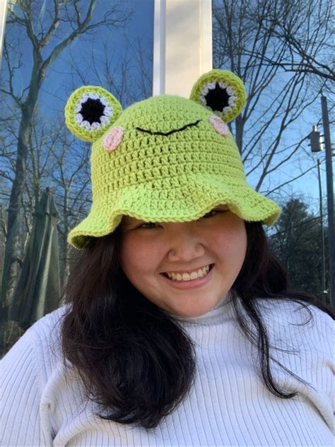 Froggy Bucket Hat Crochet Frog Crochet Hats Crochet Hat Pattern