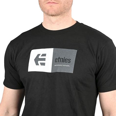 Etnies Eblock Ss T Shirt Black Supereight