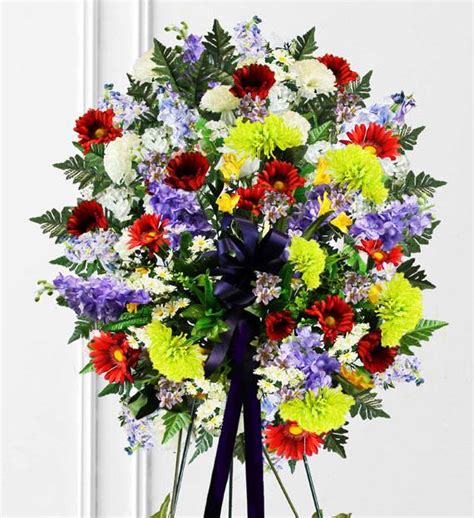 Sympathy flowers are a sweet and tasteful way of showing compassion and support for someone who has lost a loved one.even if you're far away from those who are grieving, sending a sympathy bouquet to the bereaved lets them know that you're thinking of them—even if you can't visit them or attend the funeral.our local florists craft heartfelt bereavement flowers. Colorful Sympathy Spray | Avas Flowers