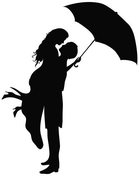 Romantic Couple Silhouettes Png Clip Art Image Gallery Clip Art Library