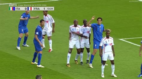 La actuación de italia ha ido in crescendo. Mundial Alemania 2006 - Final - Italia Vs. Francia (1080p ...