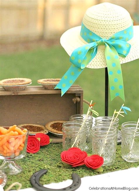 Kentucky Derby Party Ideas Hat Centerpiece Kentucky Derby Decor