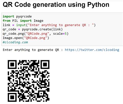 Day 97 QR Code Generation Using Python Computer Languages Clcoding