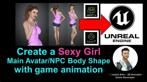 How To Create Hottest Sexy Girl Body Shape For Unreal Engine Character Creator Ue