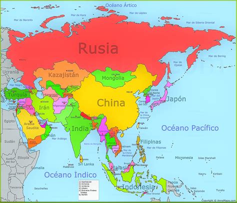 Resultado De Imagen Para Asia Politico Mapa De Asia Mapa De Europa