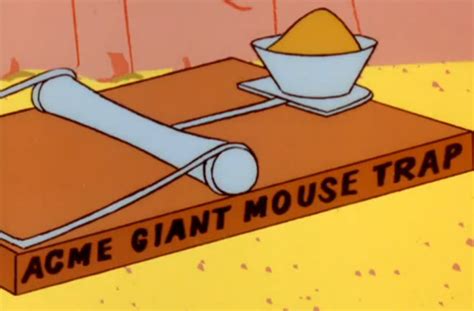 Acme Giant Mouse Trap Old Cartoon Characters Acme Cartoon Acme