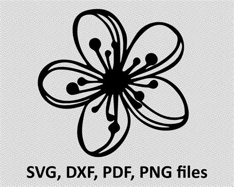 Daisy Svg Silhouette Cameo Cricut Cut File Simple Flower Etsy Canada