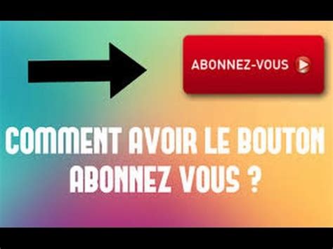 Ajouter le bouton s abonner en bas de la vidéo YouTube