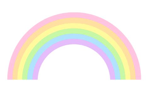 Cute Pastel Rainbow Clip Art Free Clip Art