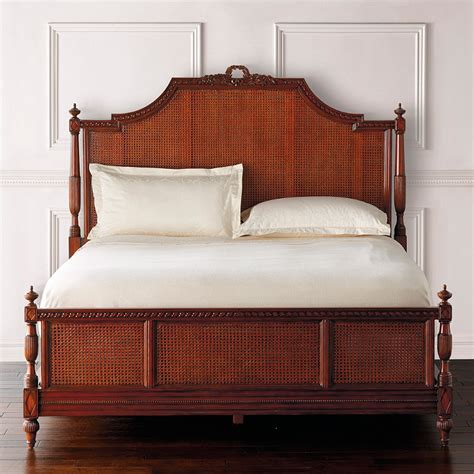 Be inspired with our bedroom ideas! Beauvier French Cane Bed | Frontgate | Classic bedroom ...