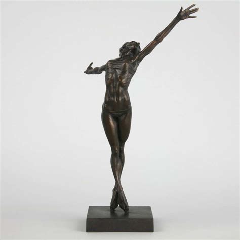 Andrzej Szymczyk Pole Dancer Bronze Sculpture Cast Female Form