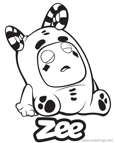 Up to 12,854 coloring pages for free. Oddbods Coloring Pages - XColorings