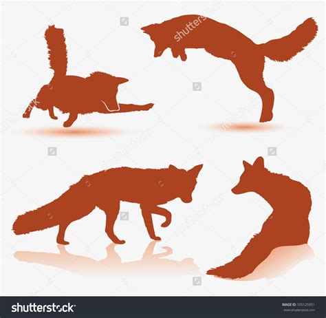 Fox silhouette - vector illustration | Fox silhouette, Silhouette vector, Animal silhouette