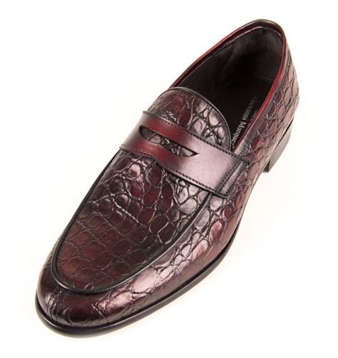 Giovanni Marquez Italian Mens Shoes Textured Slip On Amar