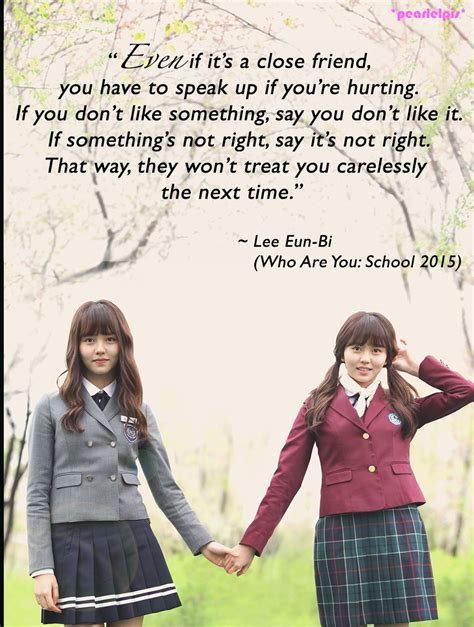 Nonton gratis drama korea who are you: Who Are You: School 2015 quote (ep1) // Kim So-hyun as Lee ...