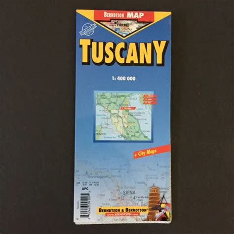 Carte StratifiÉe Berndtson Map ~ Toscane Toscane Anglais Et Italien