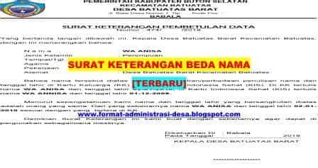 Dasar Hukum Surat Keterangan Beda Nama Syarat Dan Cara Mengurus Surat Keterangan Domisili