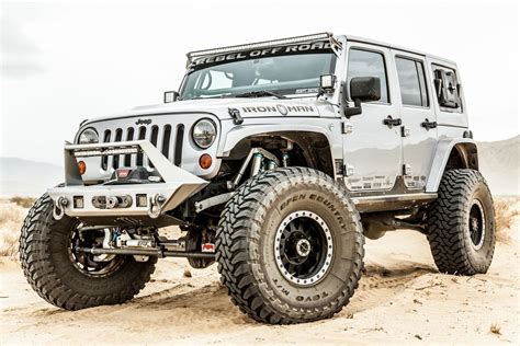 If Iron Man Was A Jeep It Would Be This Custom Gray Lifted Jeep