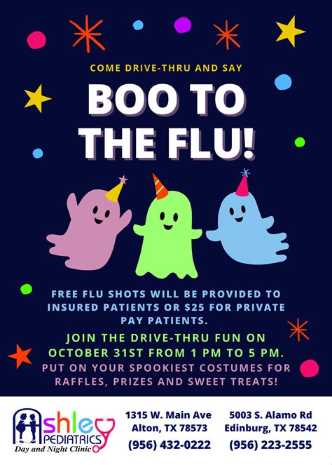 Boo To The Flu Flyer Ashley Pediatrics