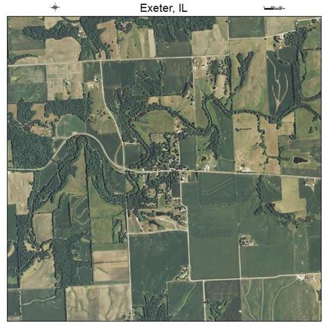 Aerial Photography Map Of Exeter Il Illinois