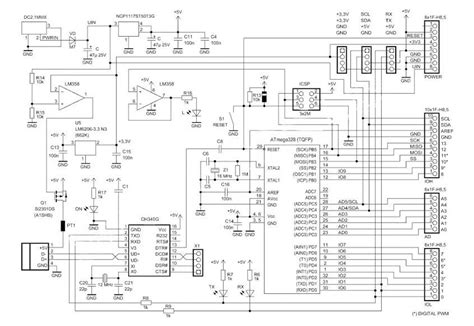 Arduino mega 2560 pinout elektrotechnik elektroniken und. Stromlaufplan Arduino Uno Rev 3
