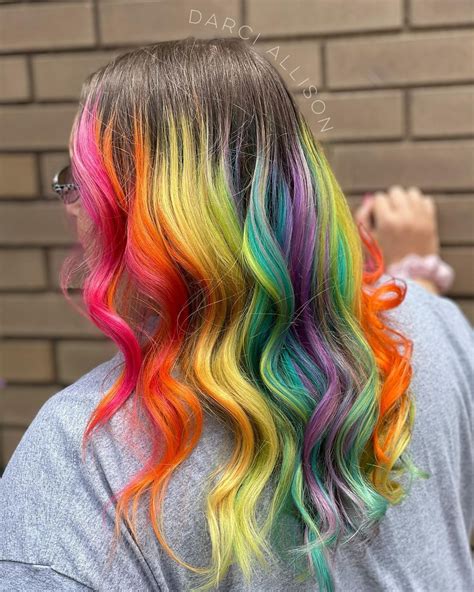 42 Prideful Rainbow Hair Colors To Try In Pride 2022 Rainbow Hair