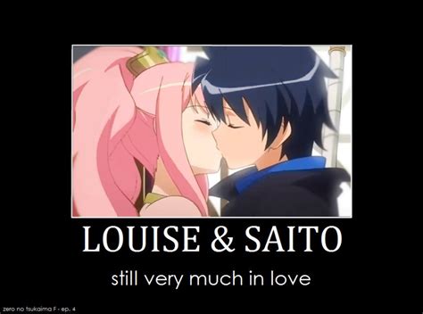 Zero No Tsukaima Louise And Saito True Love By Gamera68 Anime Love